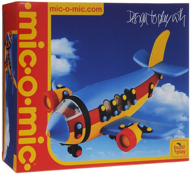 Конструктор Mic-o-mic «Самолёт реактивный большой» — картинка 2