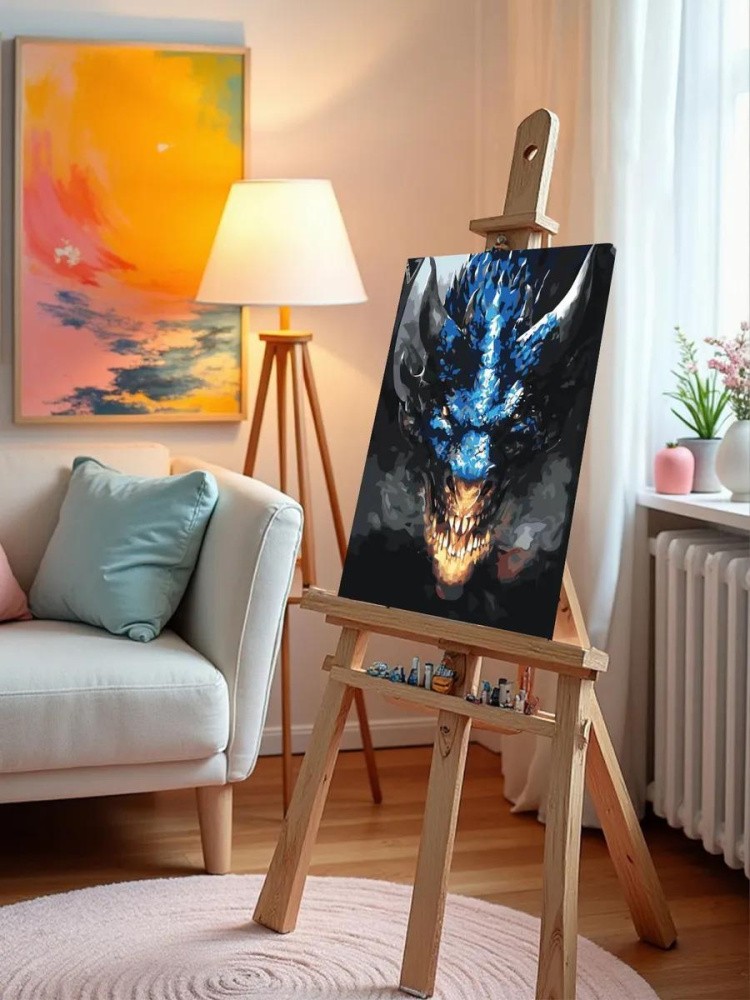 Картина по номерам «Дракон» — картинка 9