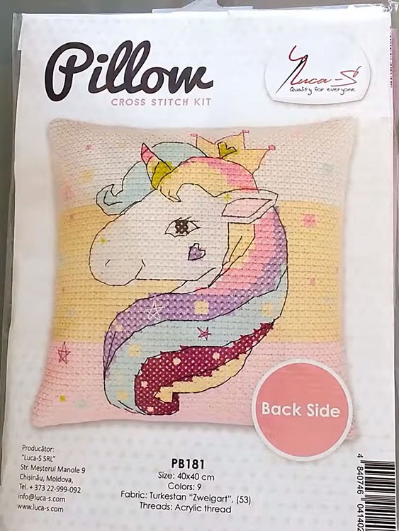 Набор для вышивания «Подушка. Единорог» — картинка 2
