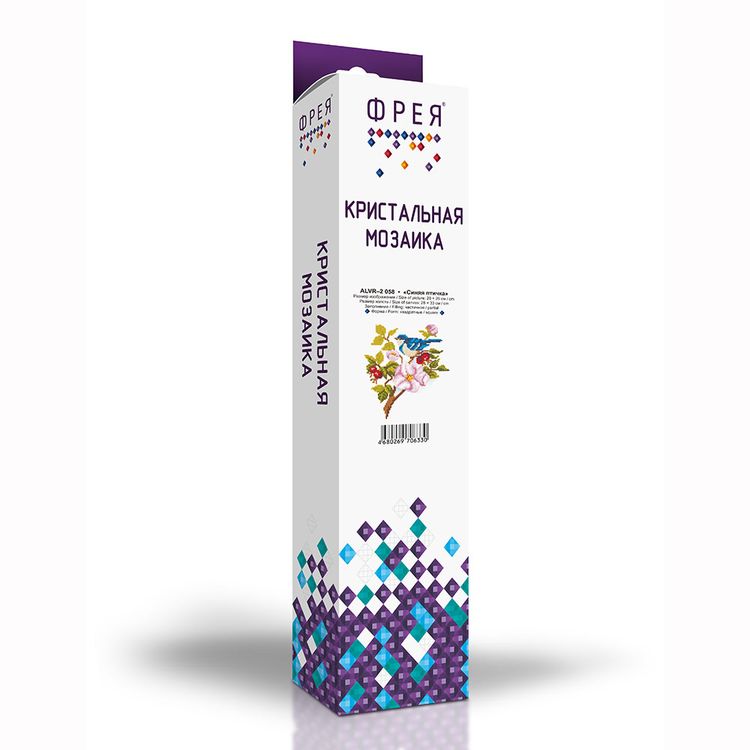 Алмазная вышивка «Синяя птичка» — картинка 2