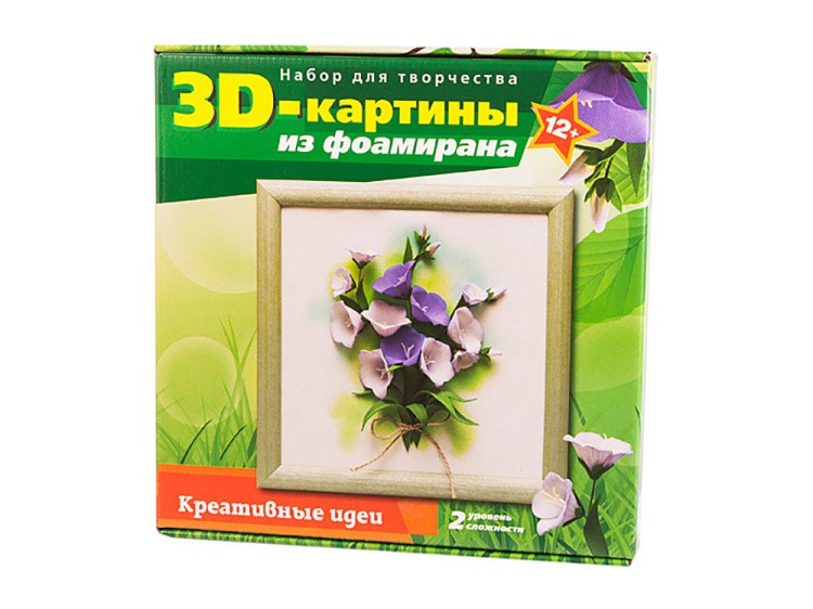 3D-картина из фоамирана «Колокольчики» — картинка 3