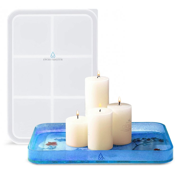 Силиконовый молд Epoxy Master лоток, 26х17 см — картинка 2