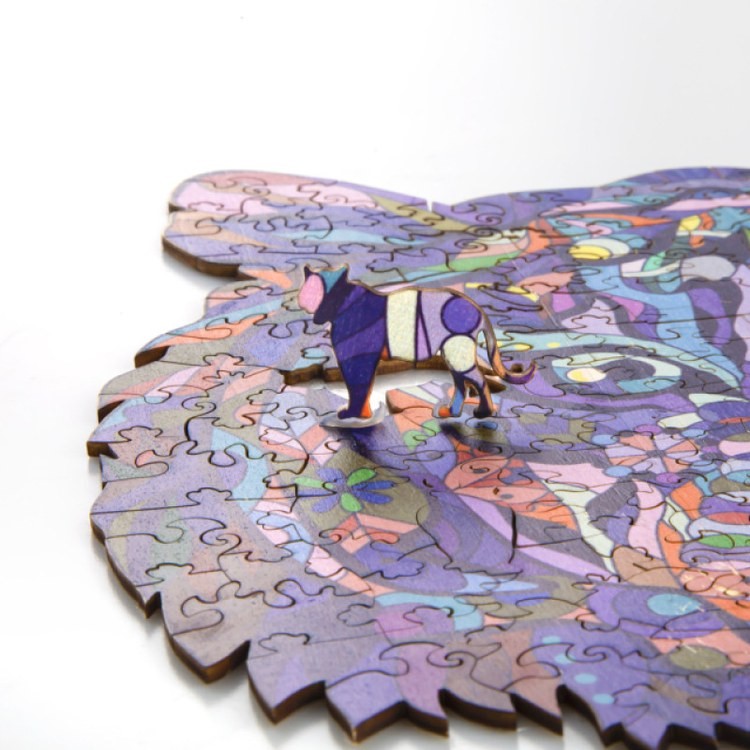 Деревянные пазлы «Волшебный Тигр S», Woodbests — картинка 6