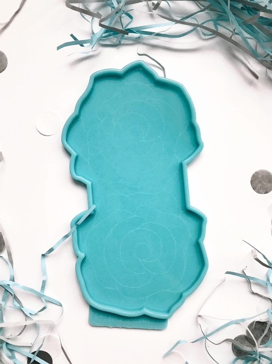 Модель №96 Силиконовый молд Салфетница Роза, 28x15 см, Craftsmen.store — картинка 4