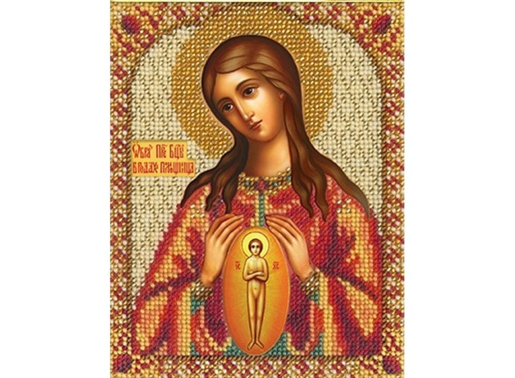 Набор вышивки бисером «Богородица в Родах Помощница»