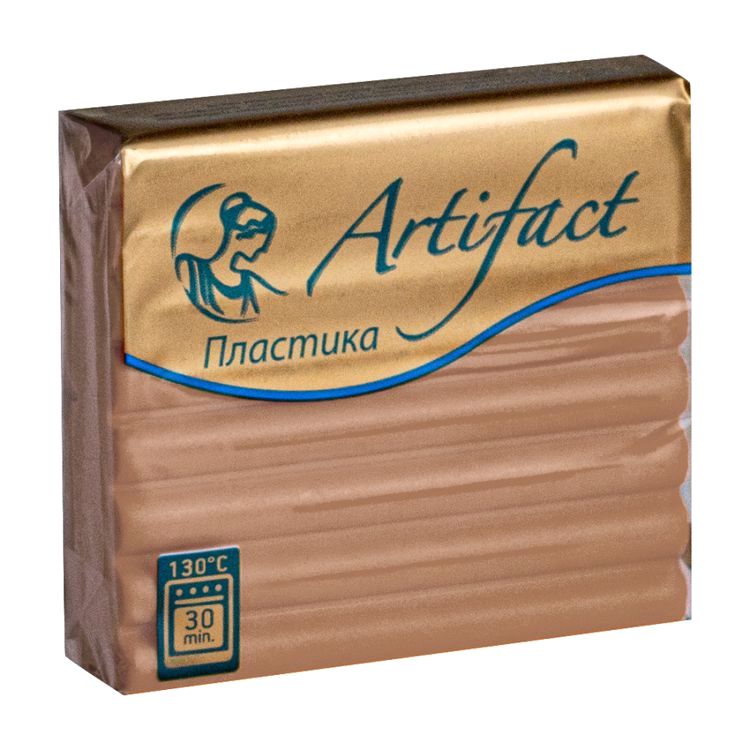 Полимерная глина, брус 56 г, цвет: сладкая нуга, Artifact