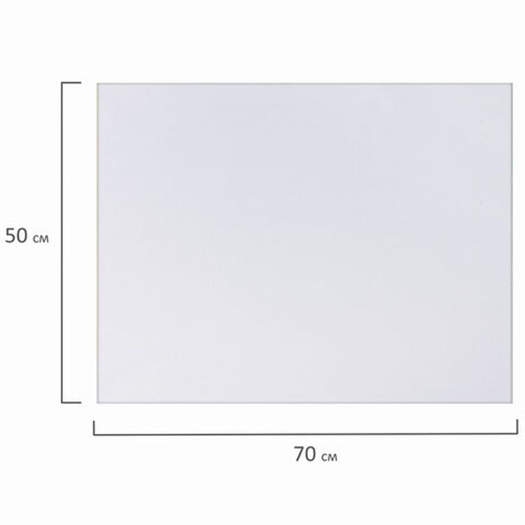 Холст на картоне BRAUBERG ART CLASSIC, 50х70 см, грунтованный, 100% хлопок, мелкое зерно — картинка 4