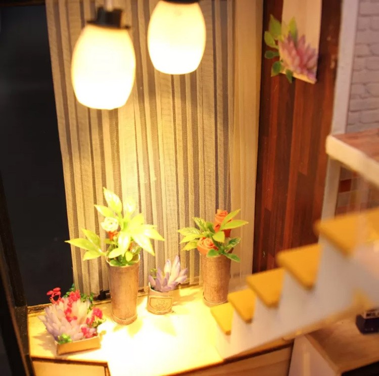 Сборная модель Румбокс. Миниатюрный Скандинавский домик — картинка 7