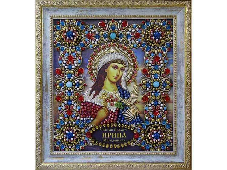 Набор вышивки хрустальными камнями «Святая Ирина» — картинка 2