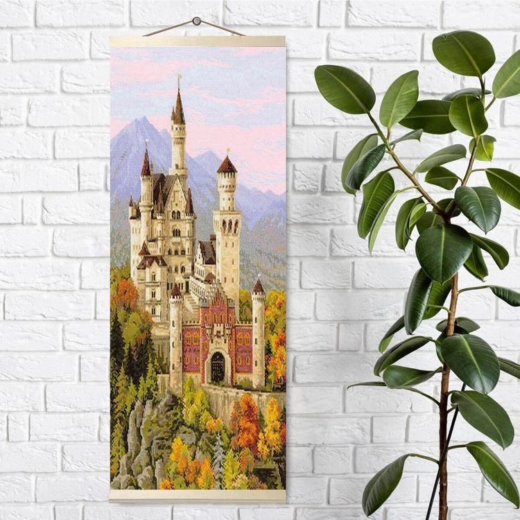 Алмазная вышивка «Панно. Замок Нойшванштайн» — картинка 2