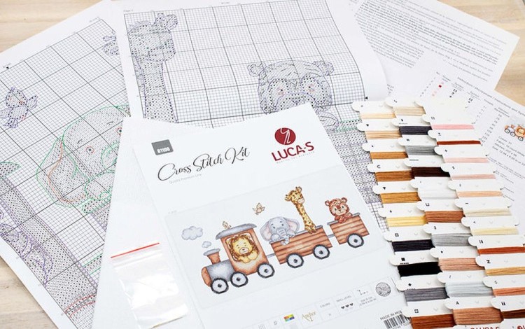 Набор для вышивания «Путешествие на паровозике» — картинка 3