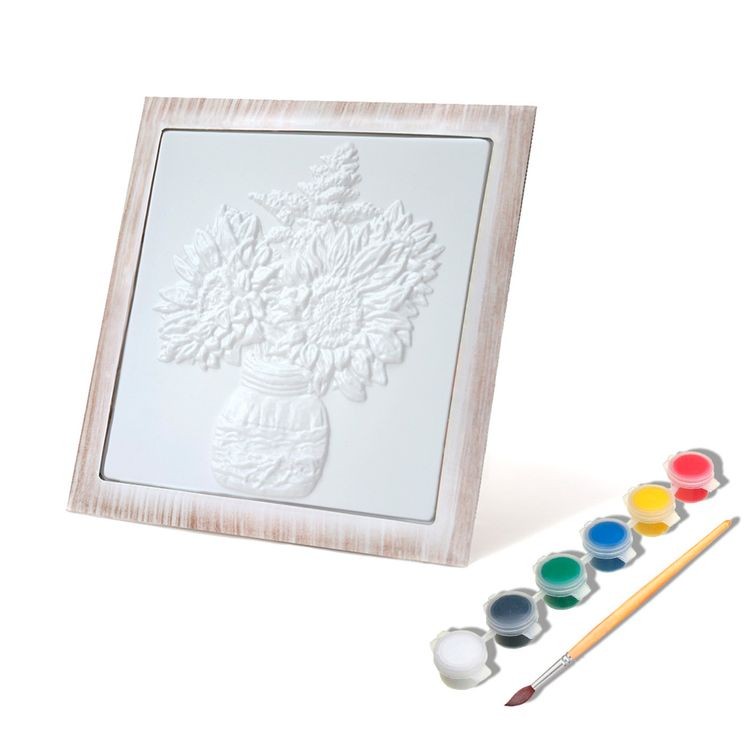 Рельефная раскраска «Подсолнухи» — картинка 2