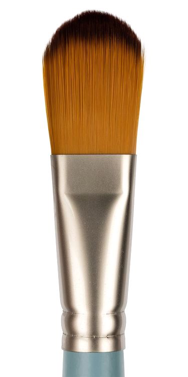 Кисть синтетика №24, овальная, 5 шт., длинная ручка, Vista-Artista — картинка 2