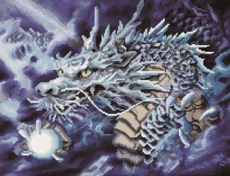 Алмазная вышивка «Сказочный дракон»