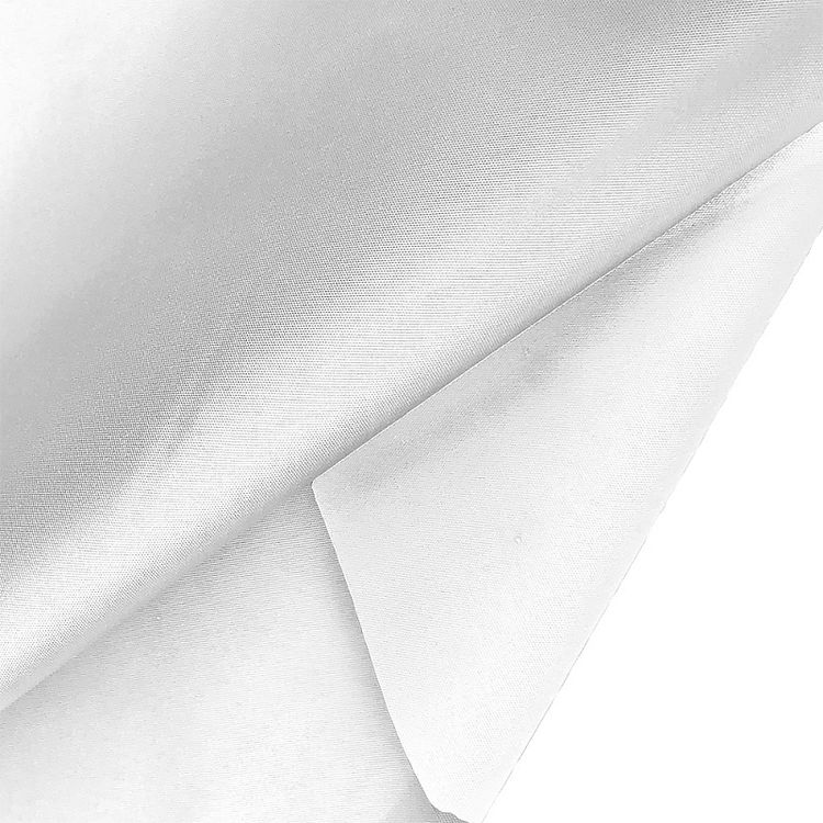 Ткань Таслан, WR, PU MILKY, 10 м, ширина 150 см, 108 г/м2, цвет: 8075 белый, TBY — картинка 2