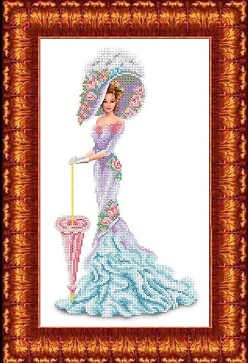 Набор вышивки бисером «Леди» — картинка 2