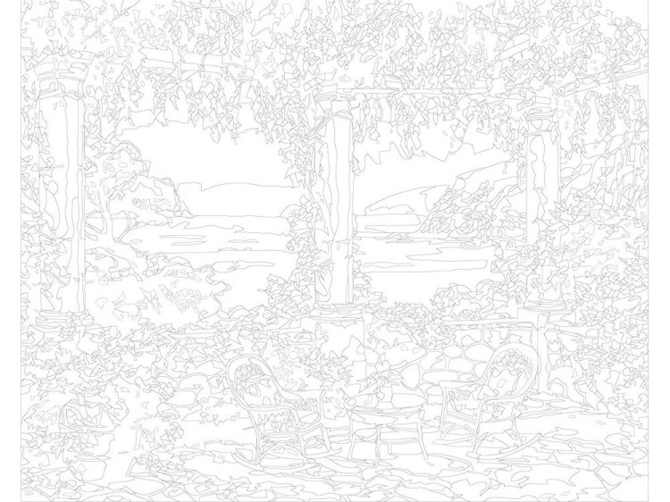 Картина по номерам «Вид на море» — картинка 3