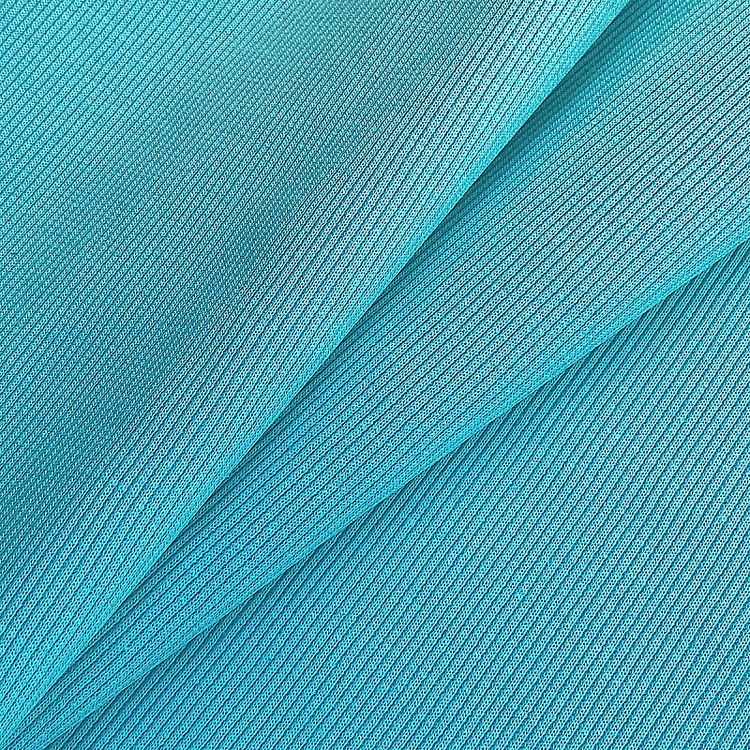 Ткань трикотаж Кашкорсе с лайкрой, 15 м, ширина 120 см, цвет: тиффани, TBY — картинка 2