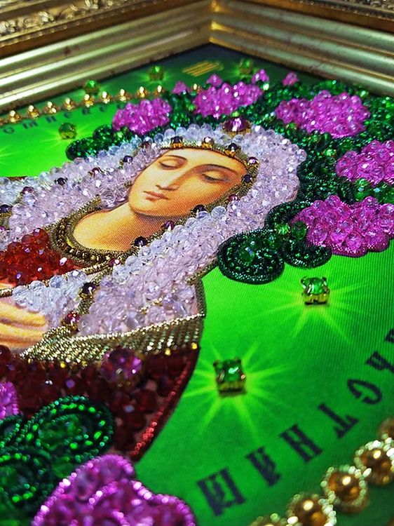 Набор вышивки хрустальными камнями «Умиление» — картинка 9