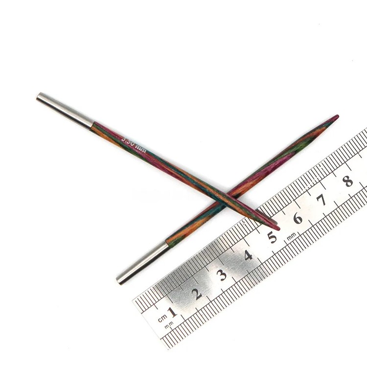 Спицы съемные Symfonie Wood 8.5 см, дерево, 3.5 мм — картинка 2