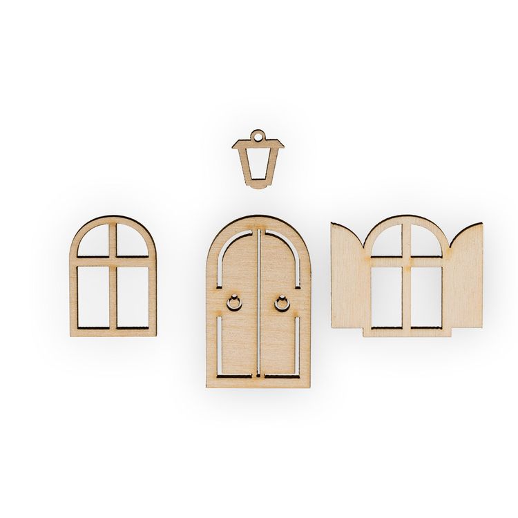 Мини-набор Mr. Carving «Окна, фонарь и дверь»