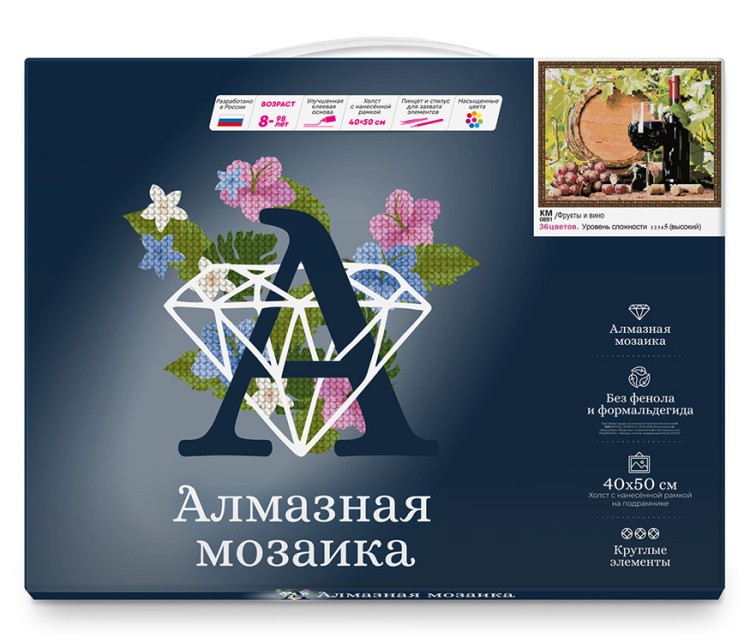 Алмазная вышивка «Аромат красных маков» — картинка 2