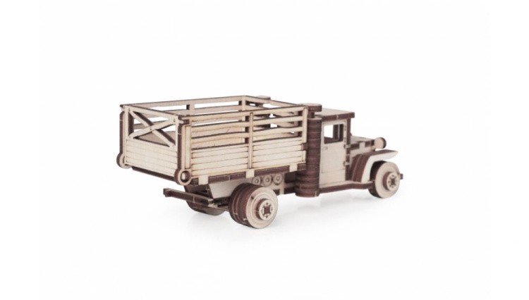 Конструктор из дерева «Грузовичок ВБ с кузовом», Lemmo — картинка 3