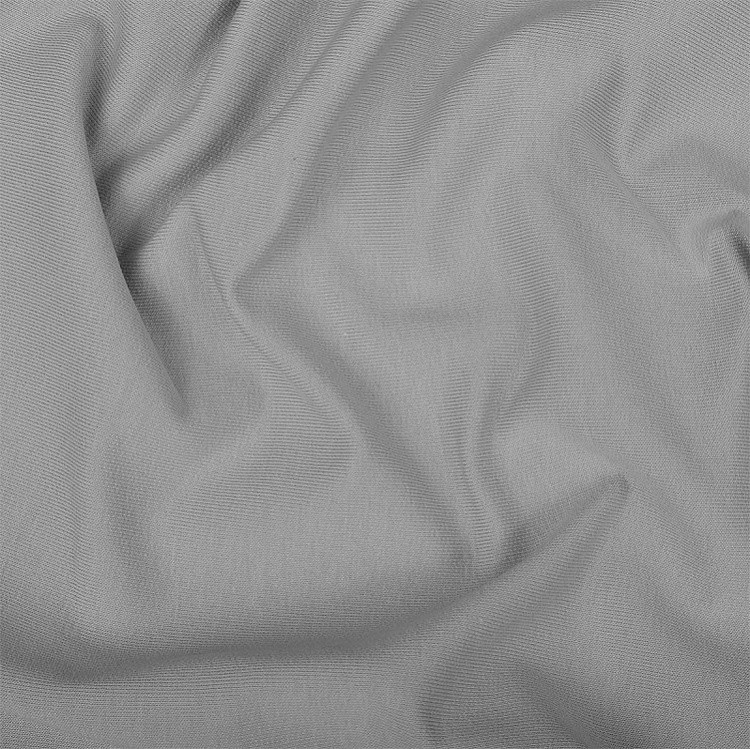 Ткань трикотаж Футер 2х нитка, петля, с лайкрой, 6 м, ширина 180 см, 240 г/м2, цвет: эрл грей, TBY — картинка 2