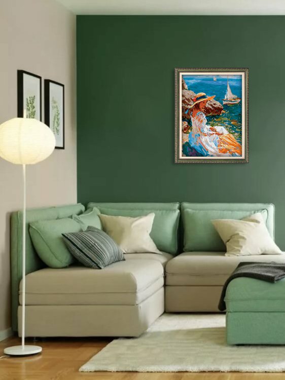 Картина по номерам «На берегу Черного моря» — картинка 8