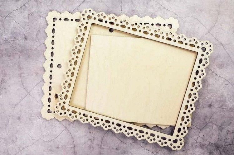 Рамка «Салфетка», малая, ажурная, 10x13 см — картинка 2