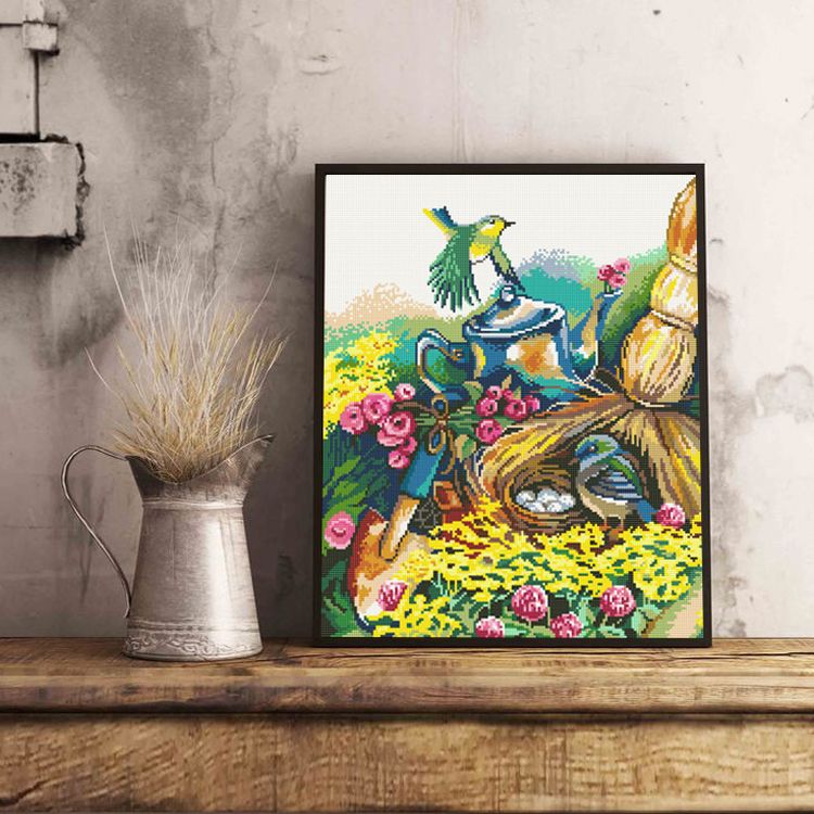 Алмазная вышивка «Лесные трели» — картинка 3