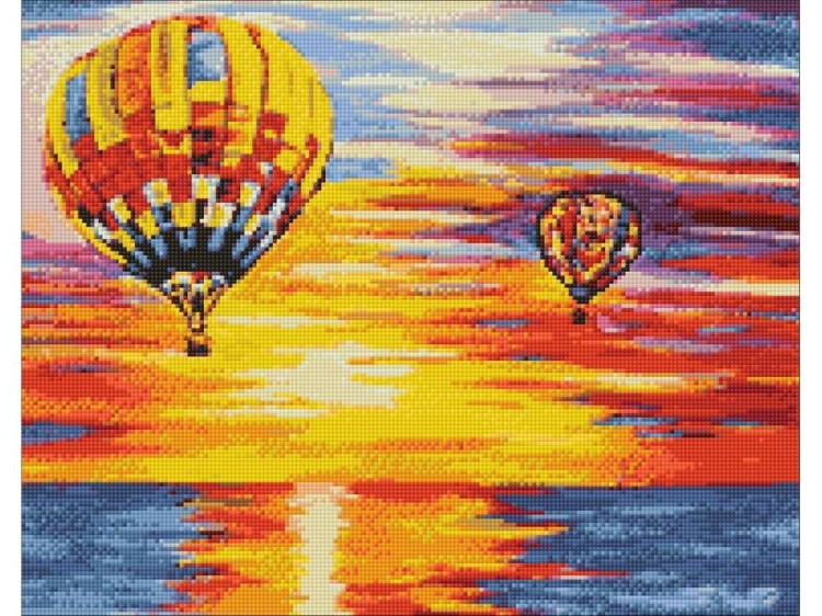 Алмазная вышивка «Воздушное путешествие» — картинка 2