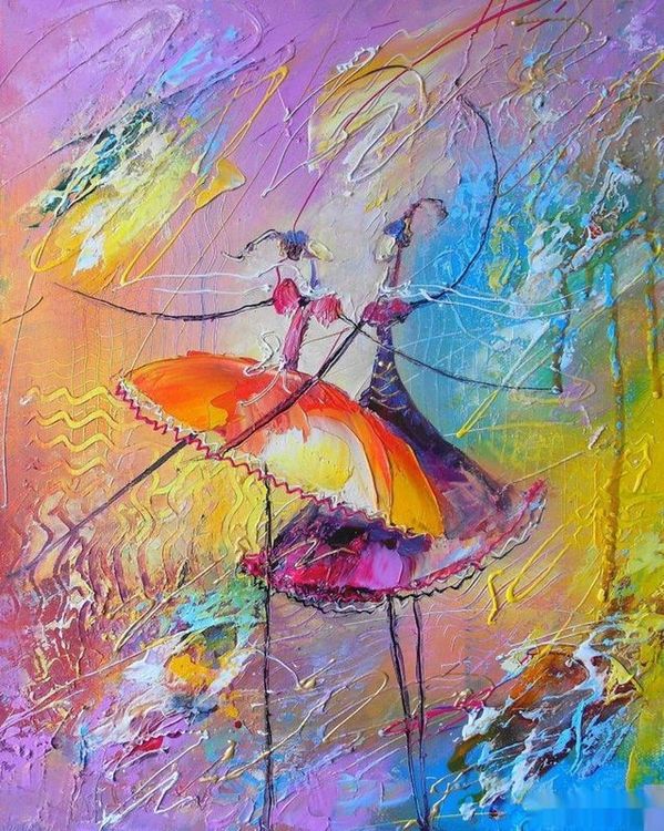 Картина по номерам «Танцовщицы»