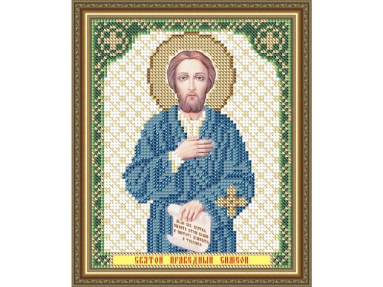 Рисунок на ткани «Святой Праведный Симеон Верхотурский»
