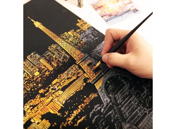 Скретч-набор «Париж» — картинка 8