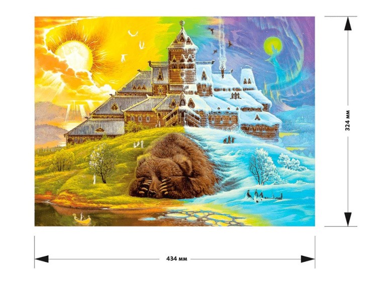 Деревянные пазлы DAVICI «Пробуждение» — картинка 2