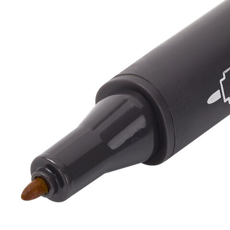 Маркер для скетчинга двусторонний 1 мм - 6 мм BRAUBERG ART CLASSIC, цвет: лимонный — картинка 4