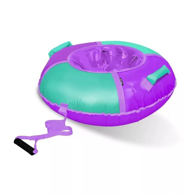 Детская зимняя ватрушка тюбинг для катания 110 см — картинка 5