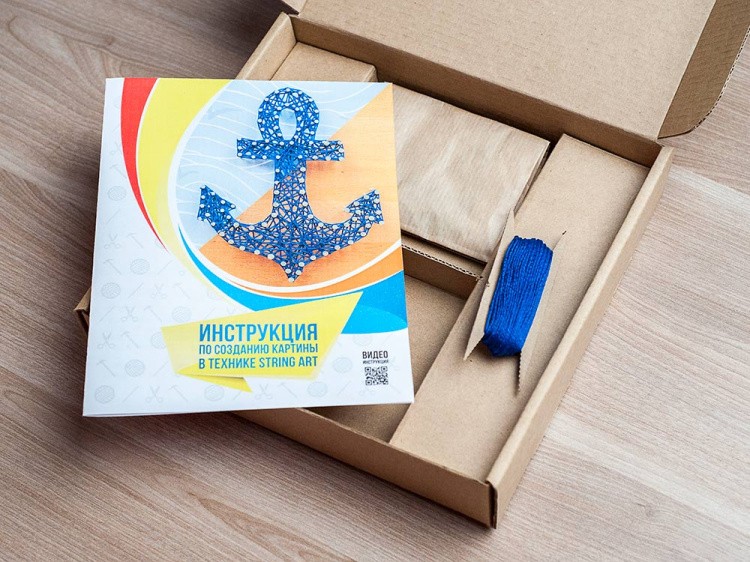 Набор для творчества STRING ART «Якорь» — картинка 3