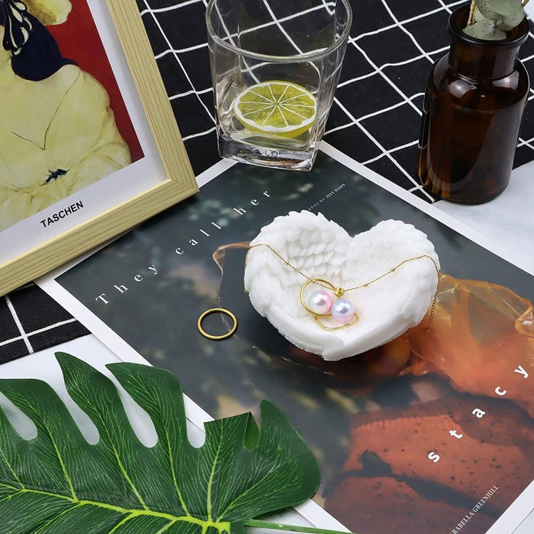 Силиконовый молд - Блюдце перья, 12х9 см — картинка 4