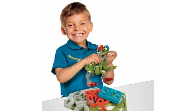 Мягкий 3D конструктор Soft Blocks EVA «Овираптор», 60 деталей — картинка 2