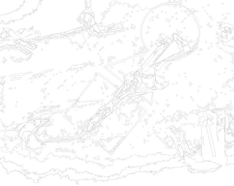 Картина по номерам «Игра в кальмара: Проигрыш» — картинка 3