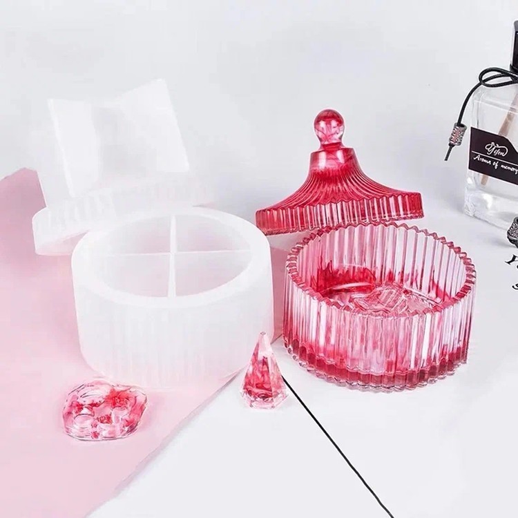 Силиконовый молд - Шкатулка, d8x10см — картинка 3