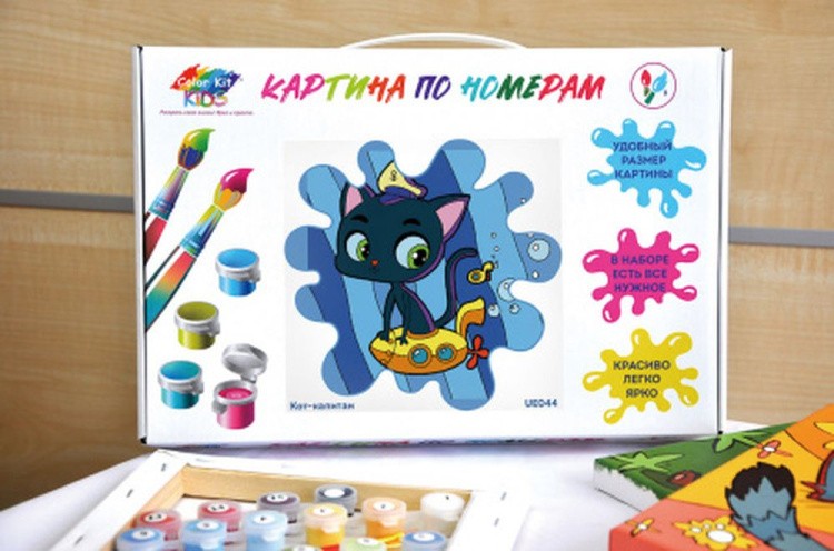 Картина по номерам «Кот-капитан» — картинка 2