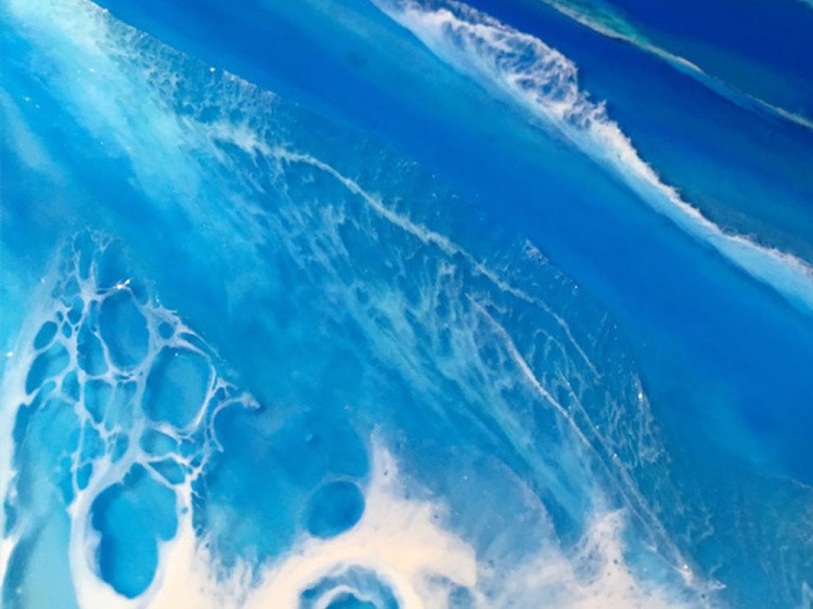 Порошок Resi-WAVE для 3D-эффекта морской пены 20 мл, ResinArt — картинка 4