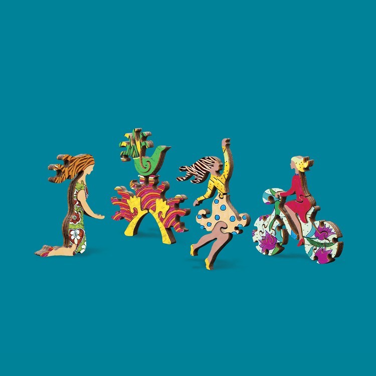 Деревянные пазлы DAVICI «Больше любви (двусторонние)» — картинка 6