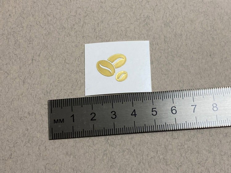 №12 Наклейка Зерна маленькие (золото) Sticker, Art Blong — картинка 2