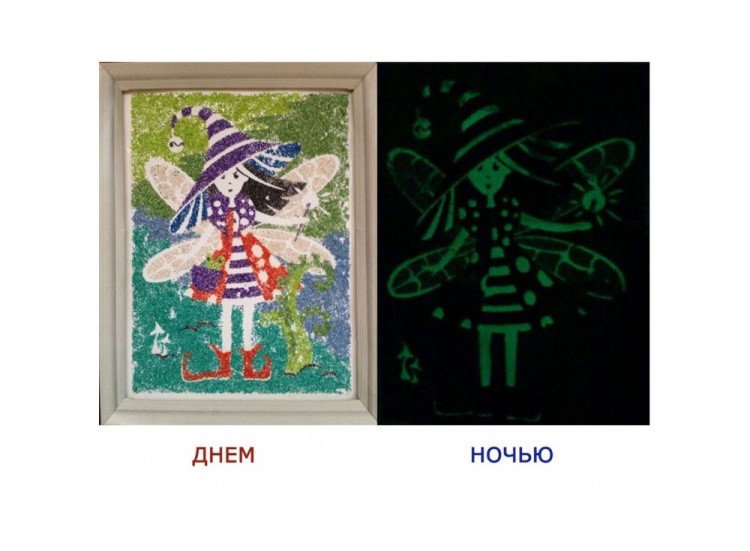 Неоновая фреска «Хранители снов. Синтия» — картинка 3