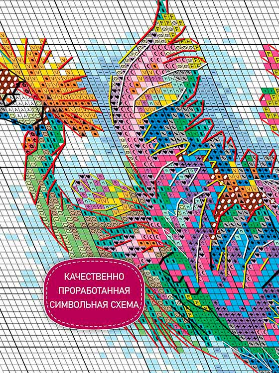 Набор для вышивания «Венценосный журавль» — картинка 4