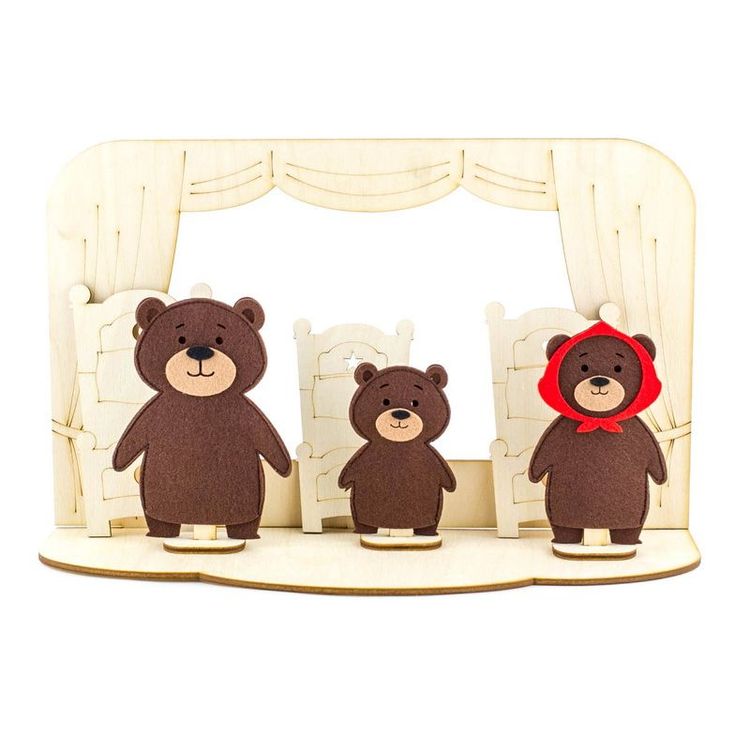 Настольный театр «Три медведя», (полный набор) — картинка 3